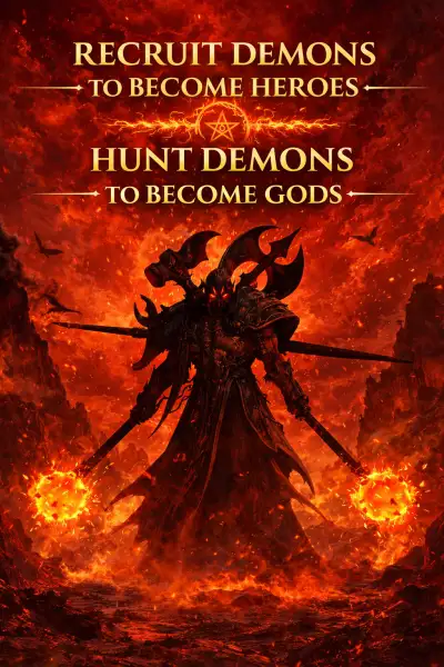 Recruit demons to become heroes, hunt demons to become gods